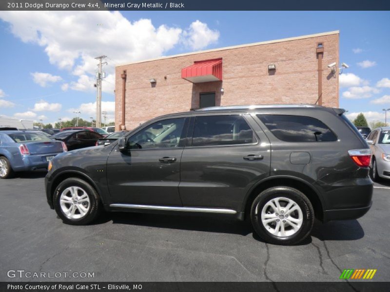 Mineral Gray Metallic / Black 2011 Dodge Durango Crew 4x4