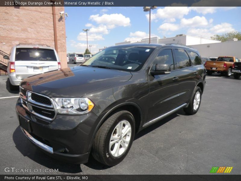 Mineral Gray Metallic / Black 2011 Dodge Durango Crew 4x4