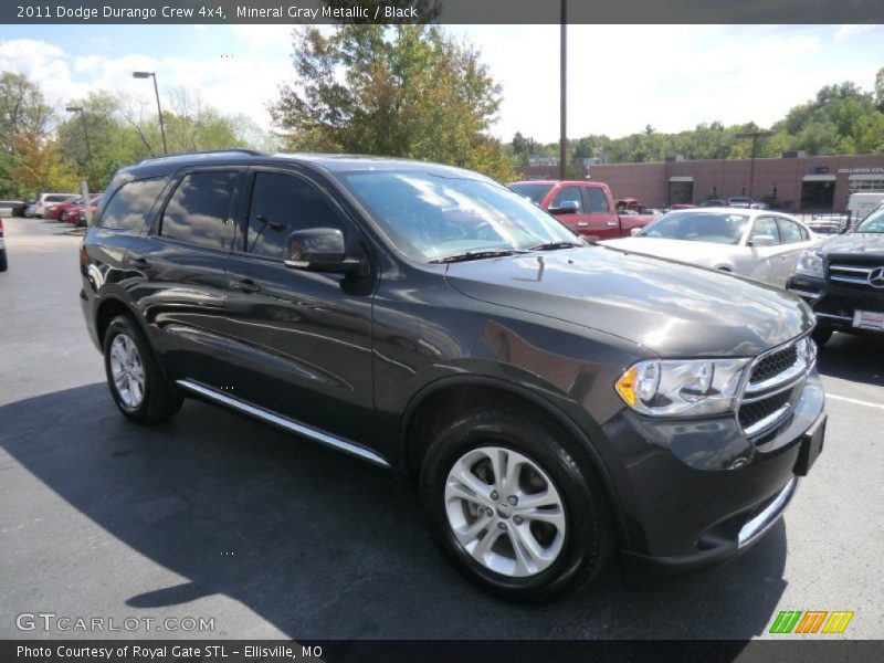 Mineral Gray Metallic / Black 2011 Dodge Durango Crew 4x4