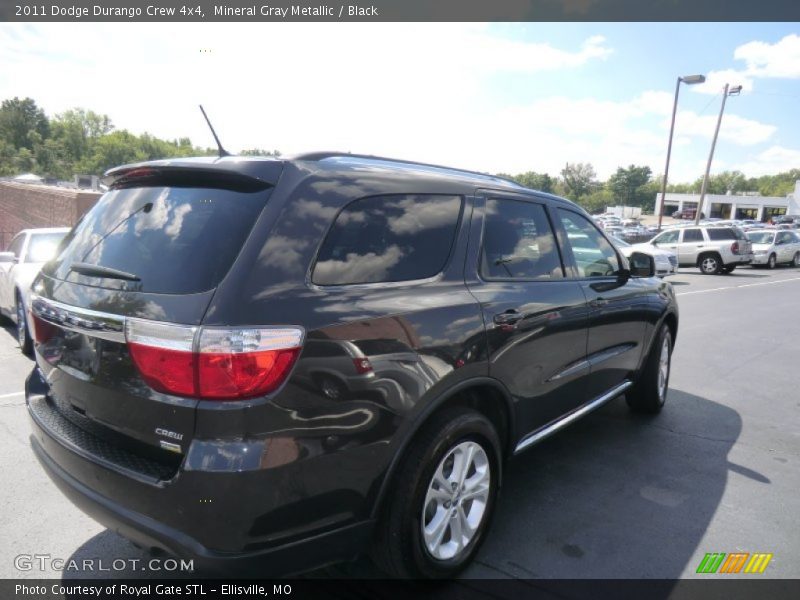 Mineral Gray Metallic / Black 2011 Dodge Durango Crew 4x4