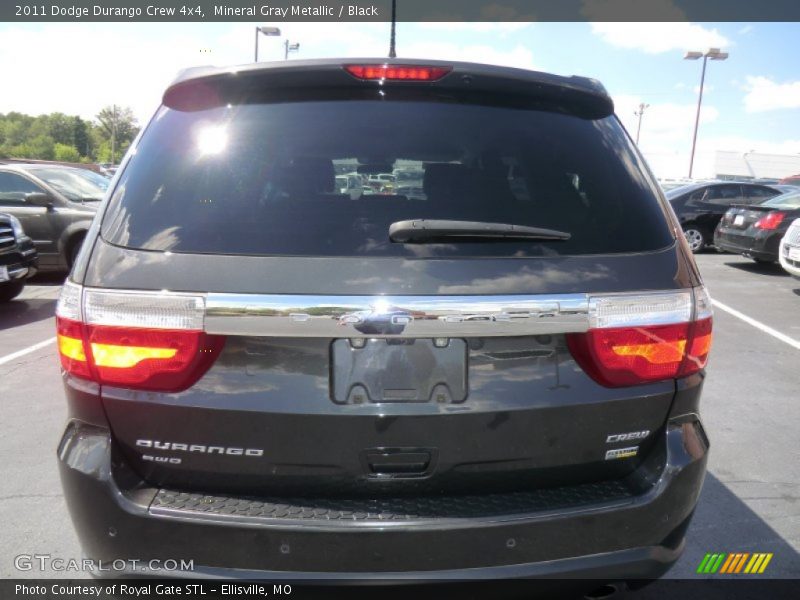 Mineral Gray Metallic / Black 2011 Dodge Durango Crew 4x4