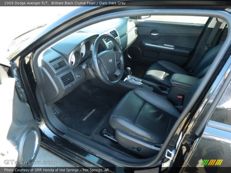 Brilliant Black Crystal Pearl / Dark Slate Gray 2009 Dodge Avenger R/T