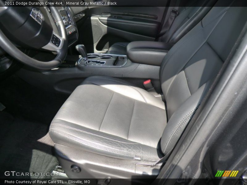 Mineral Gray Metallic / Black 2011 Dodge Durango Crew 4x4