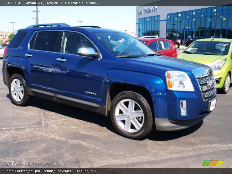 Atlantic Blue Metallic / Jet Black 2010 GMC Terrain SLT