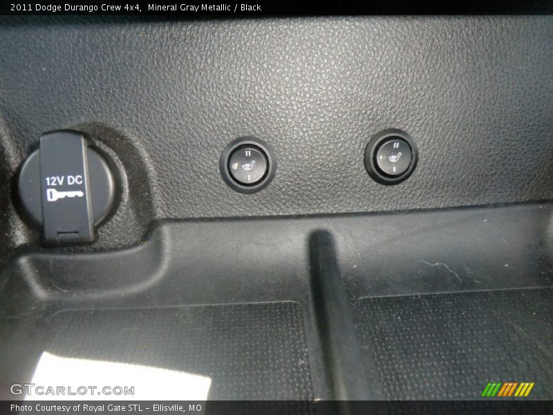 Mineral Gray Metallic / Black 2011 Dodge Durango Crew 4x4