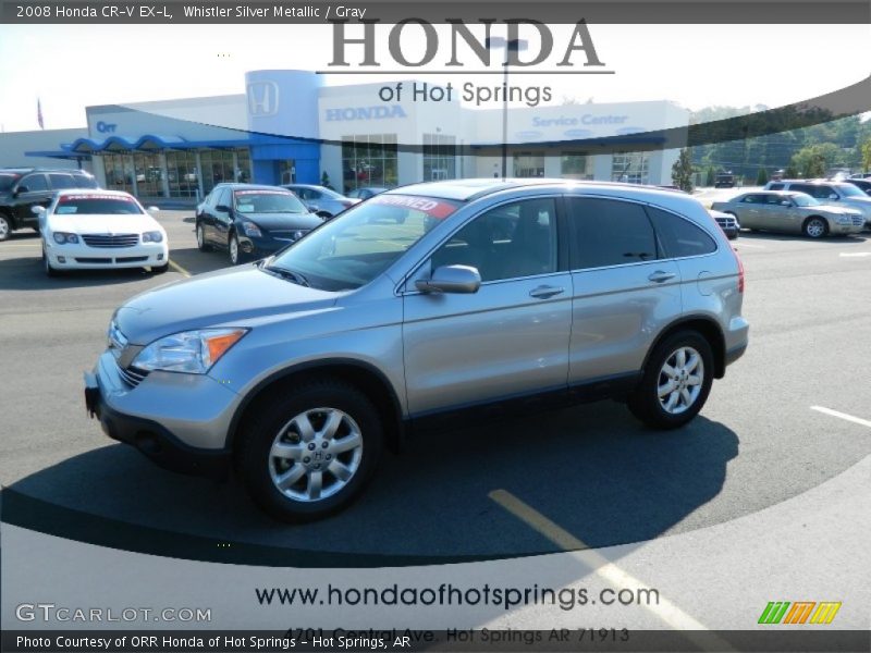 Whistler Silver Metallic / Gray 2008 Honda CR-V EX-L