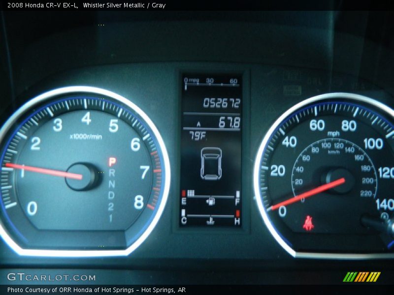 Whistler Silver Metallic / Gray 2008 Honda CR-V EX-L