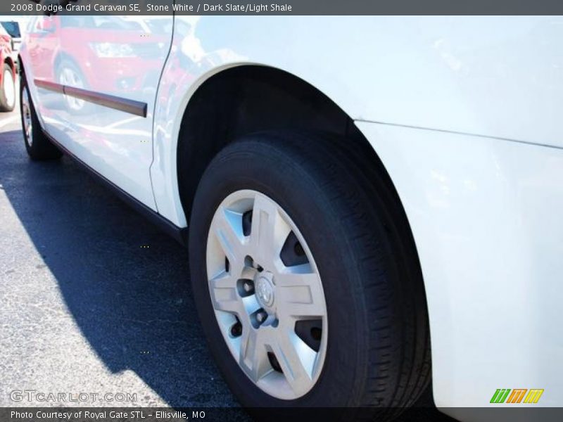 Stone White / Dark Slate/Light Shale 2008 Dodge Grand Caravan SE