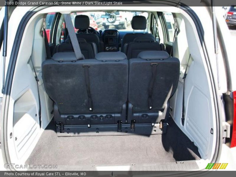Stone White / Dark Slate/Light Shale 2008 Dodge Grand Caravan SE