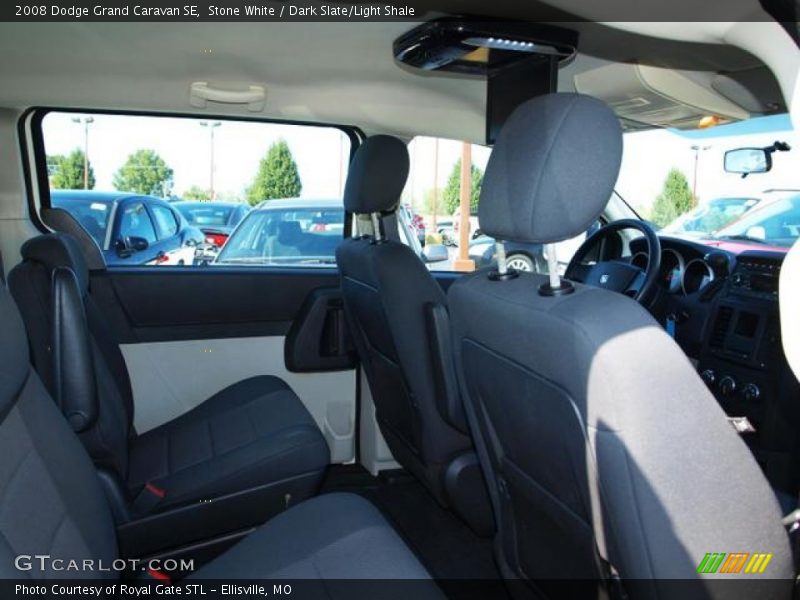 Stone White / Dark Slate/Light Shale 2008 Dodge Grand Caravan SE