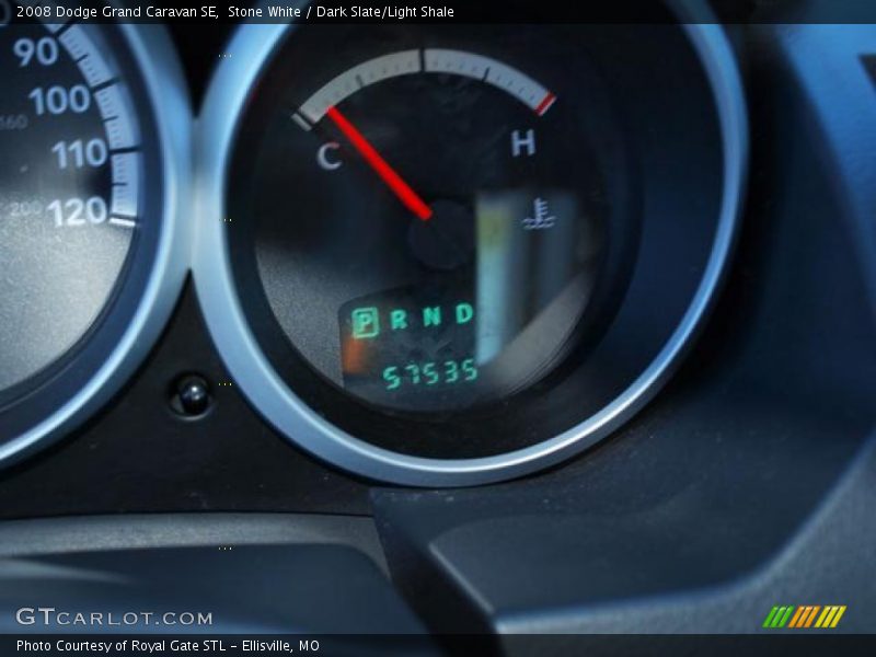 Stone White / Dark Slate/Light Shale 2008 Dodge Grand Caravan SE