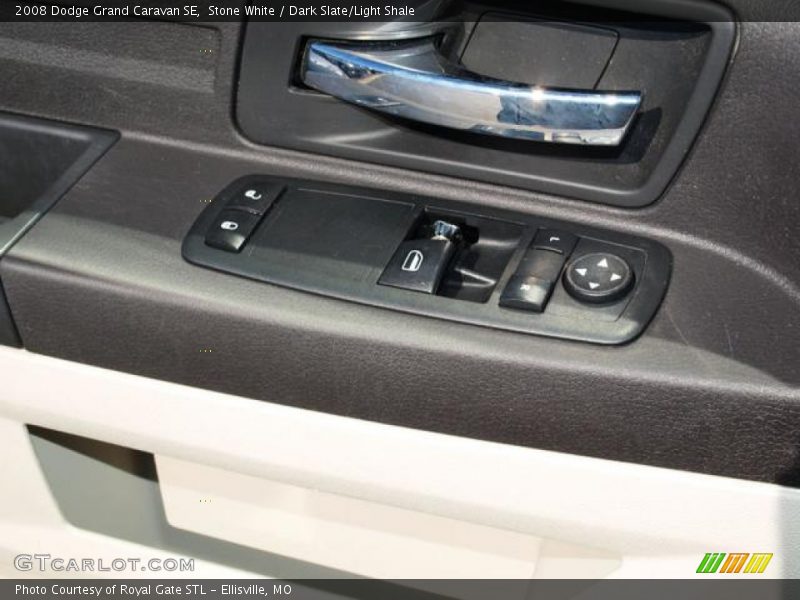 Stone White / Dark Slate/Light Shale 2008 Dodge Grand Caravan SE