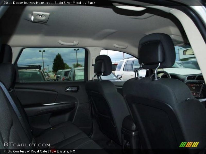 Bright Silver Metallic / Black 2011 Dodge Journey Mainstreet