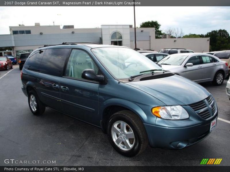 Magnesium Pearl / Dark Khaki/Light Graystone 2007 Dodge Grand Caravan SXT