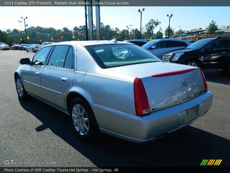 Radiant Silver Metallic / Shale/Cocoa Accents 2011 Cadillac DTS Premium