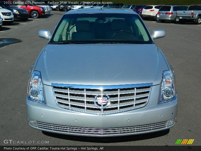Radiant Silver Metallic / Shale/Cocoa Accents 2011 Cadillac DTS Premium