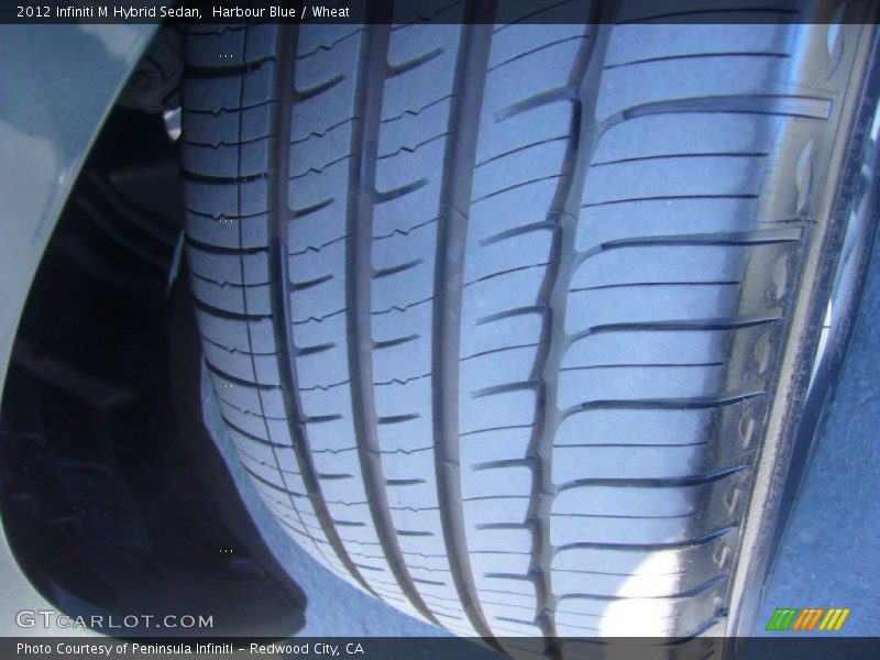 Harbour Blue / Wheat 2012 Infiniti M Hybrid Sedan