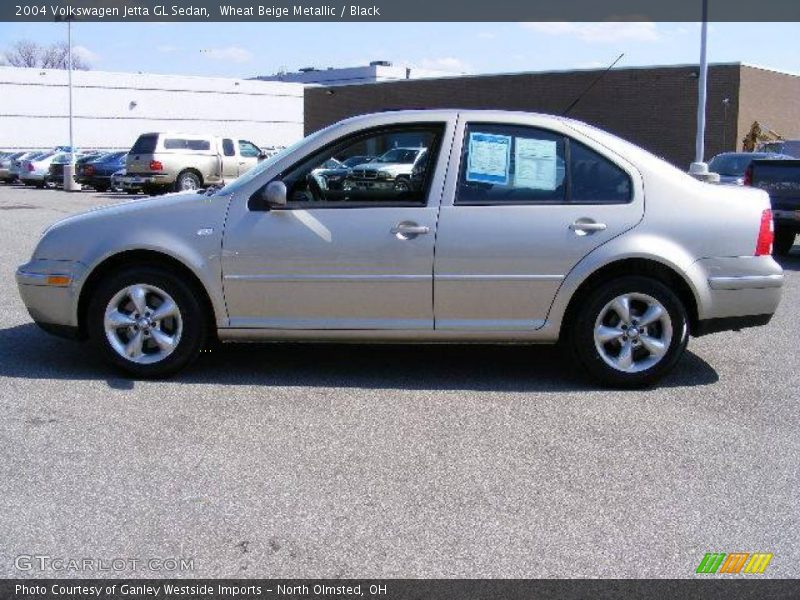 Wheat Beige Metallic / Black 2004 Volkswagen Jetta GL Sedan