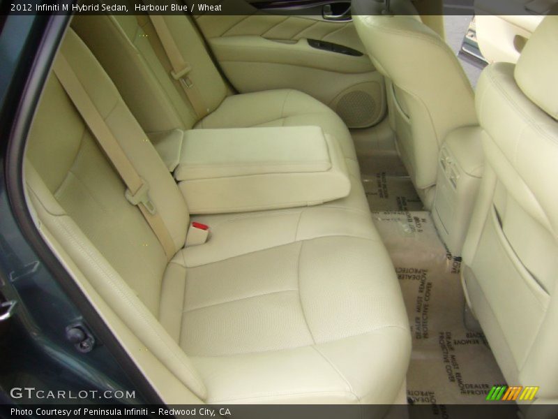 Rear Seat of 2012 M Hybrid Sedan