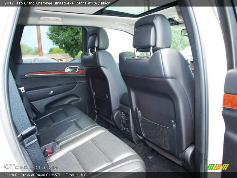 Stone White / Black 2012 Jeep Grand Cherokee Limited 4x4