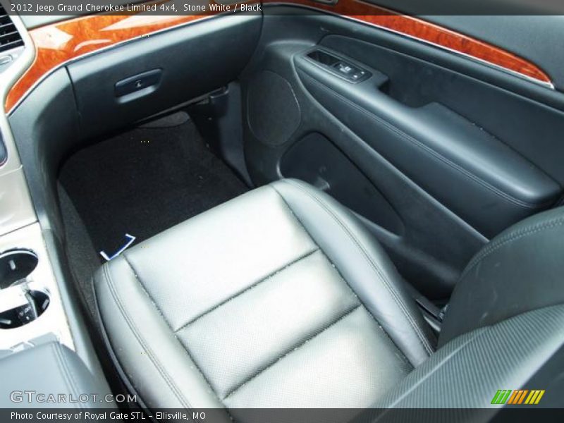 Stone White / Black 2012 Jeep Grand Cherokee Limited 4x4