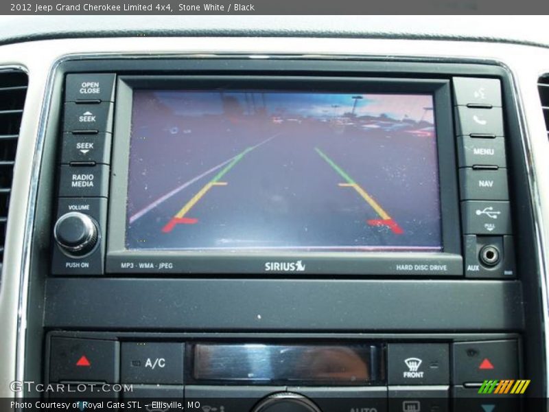 Stone White / Black 2012 Jeep Grand Cherokee Limited 4x4