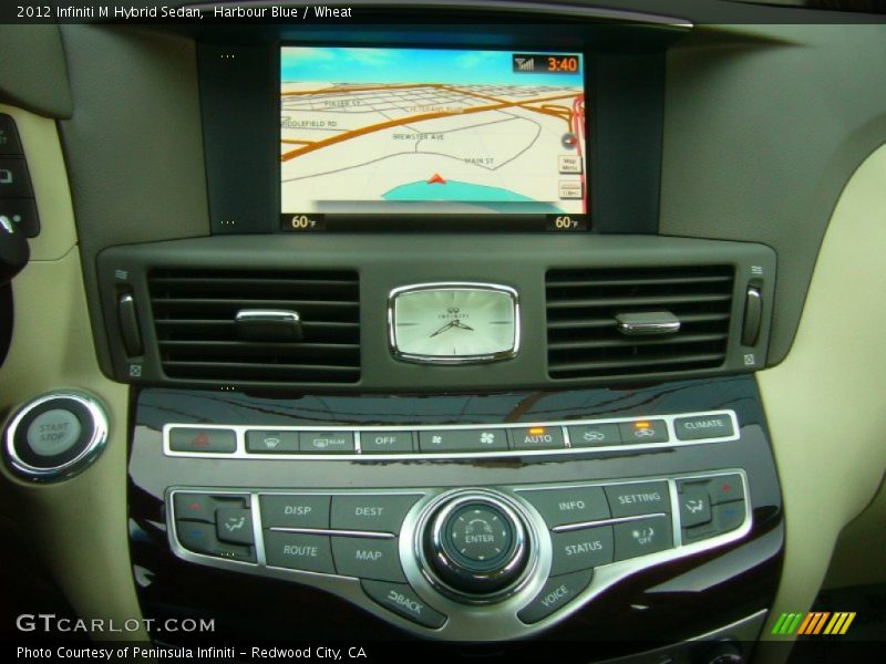 Controls of 2012 M Hybrid Sedan