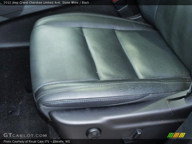 Stone White / Black 2012 Jeep Grand Cherokee Limited 4x4