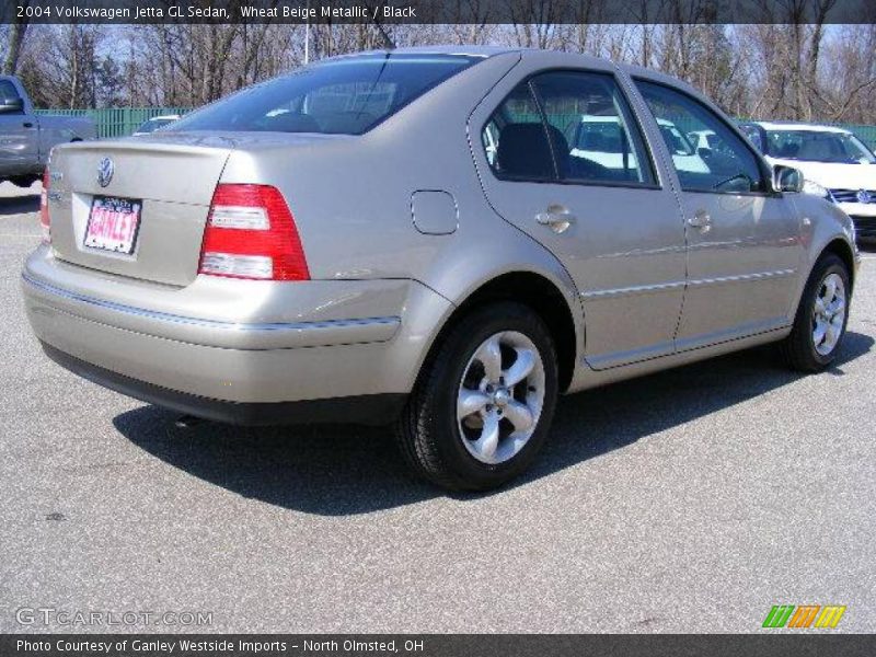 Wheat Beige Metallic / Black 2004 Volkswagen Jetta GL Sedan