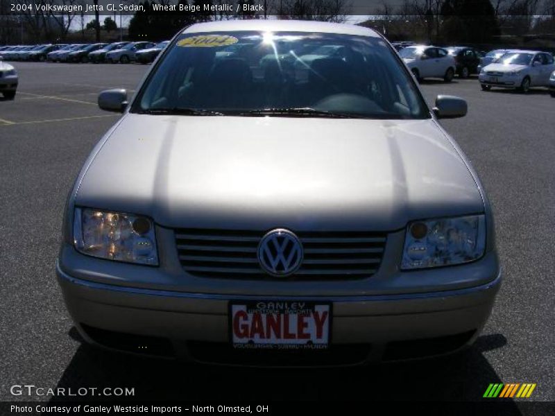 Wheat Beige Metallic / Black 2004 Volkswagen Jetta GL Sedan
