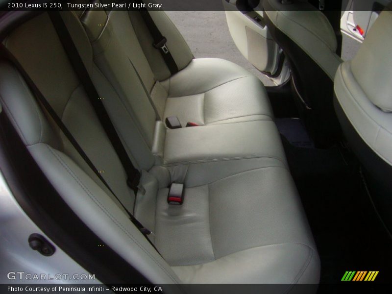 Tungsten Silver Pearl / Light Gray 2010 Lexus IS 250