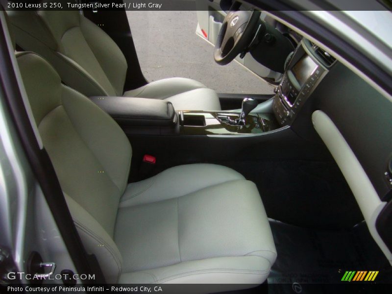 Tungsten Silver Pearl / Light Gray 2010 Lexus IS 250