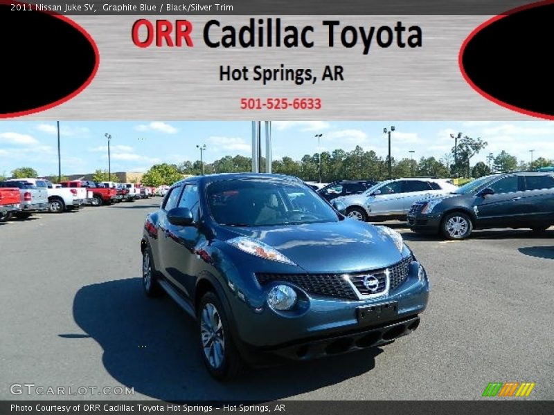 Graphite Blue / Black/Silver Trim 2011 Nissan Juke SV