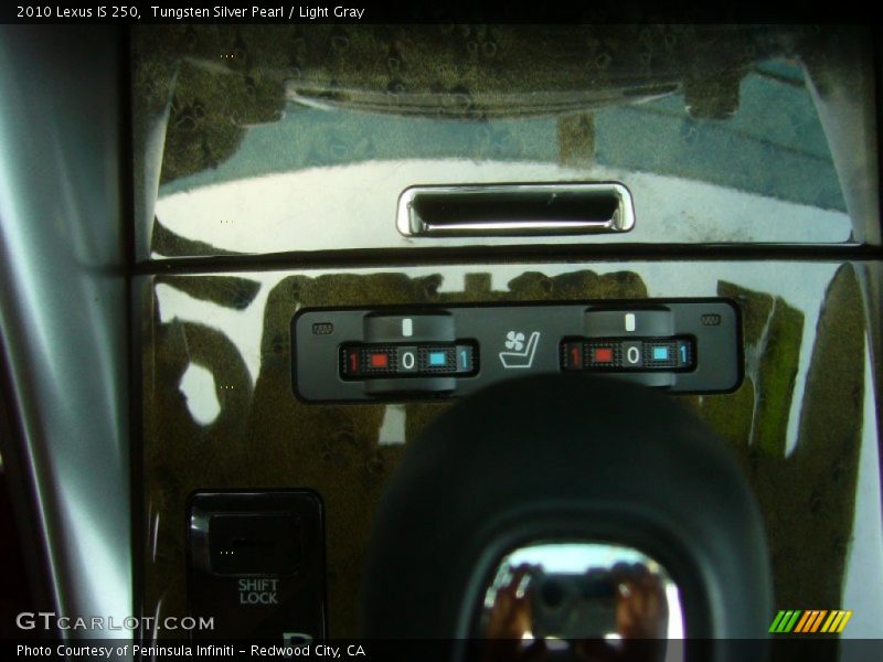 Tungsten Silver Pearl / Light Gray 2010 Lexus IS 250