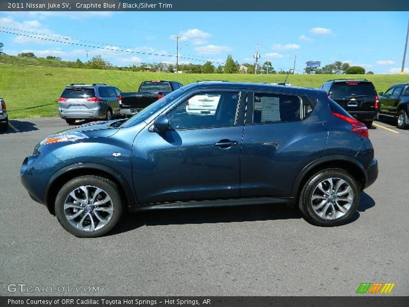 Graphite Blue / Black/Silver Trim 2011 Nissan Juke SV