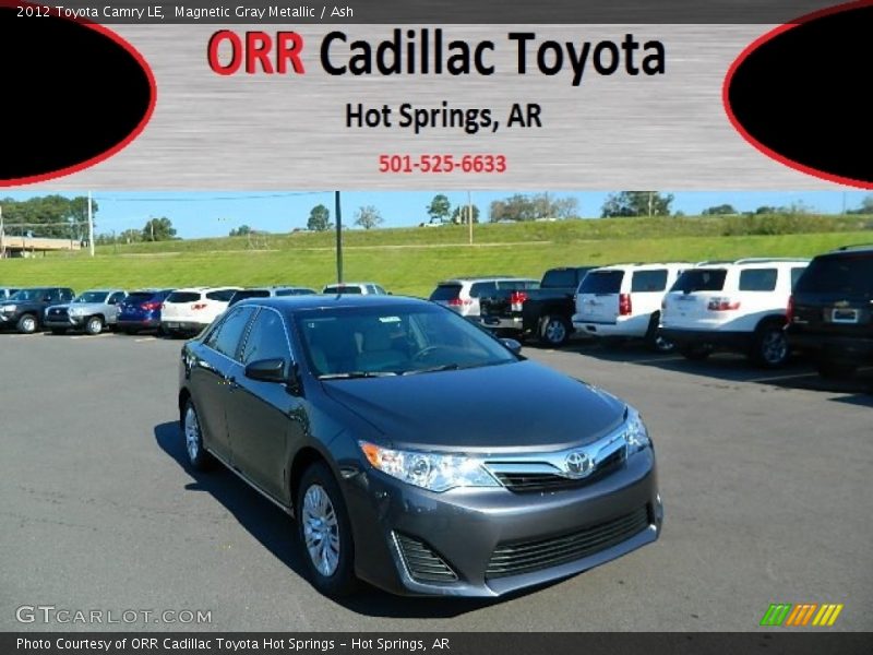 Magnetic Gray Metallic / Ash 2012 Toyota Camry LE