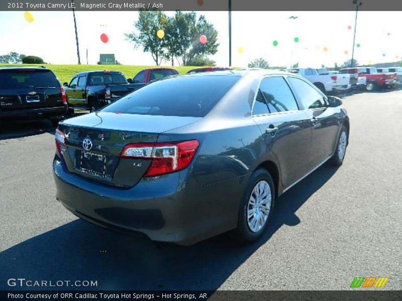 Magnetic Gray Metallic / Ash 2012 Toyota Camry LE