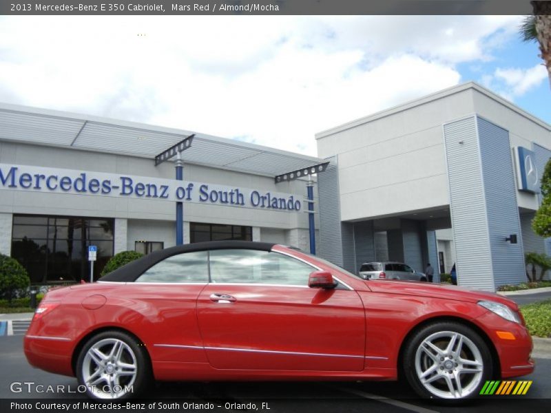 Mars Red / Almond/Mocha 2013 Mercedes-Benz E 350 Cabriolet