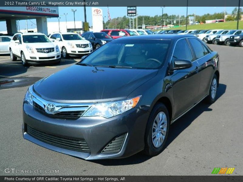 Magnetic Gray Metallic / Ash 2012 Toyota Camry LE