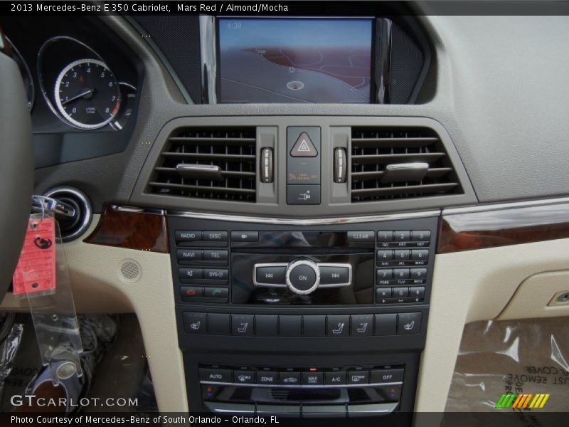 Controls of 2013 E 350 Cabriolet