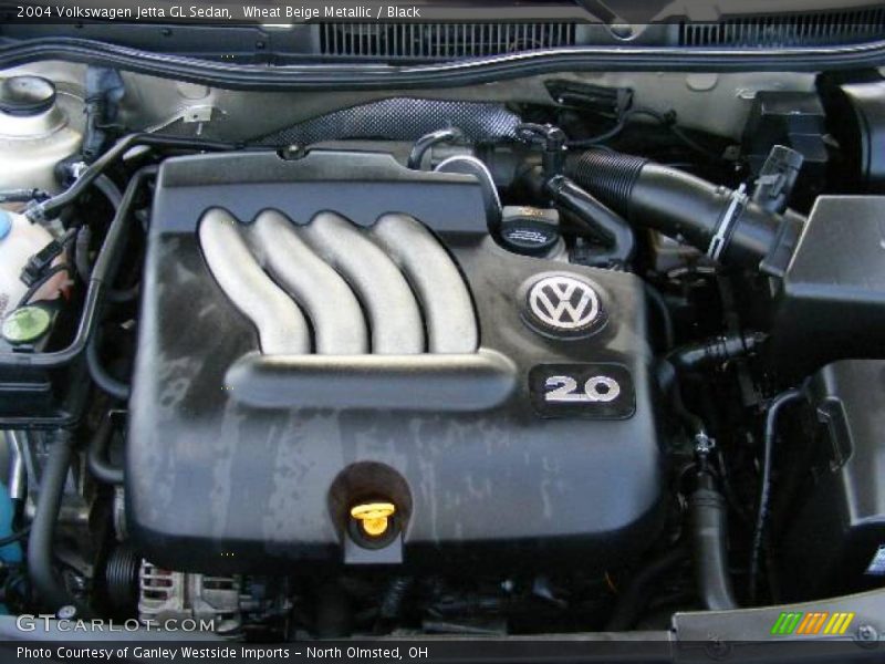 Wheat Beige Metallic / Black 2004 Volkswagen Jetta GL Sedan