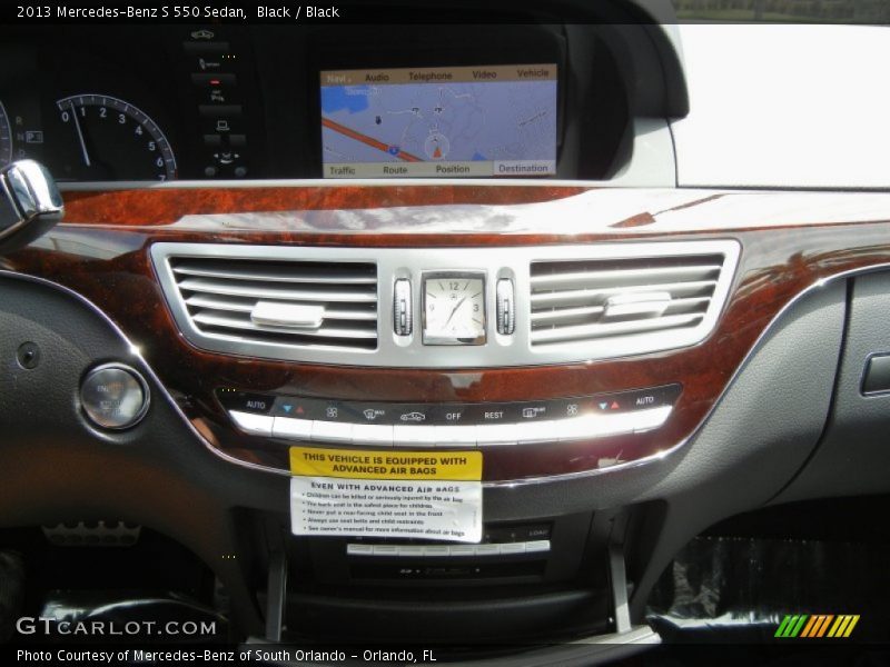 Black / Black 2013 Mercedes-Benz S 550 Sedan