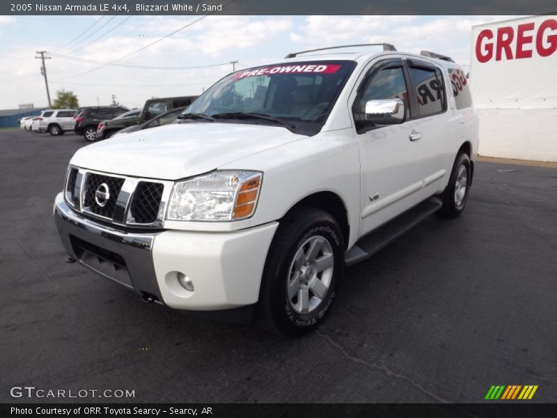 Blizzard White / Sand 2005 Nissan Armada LE 4x4