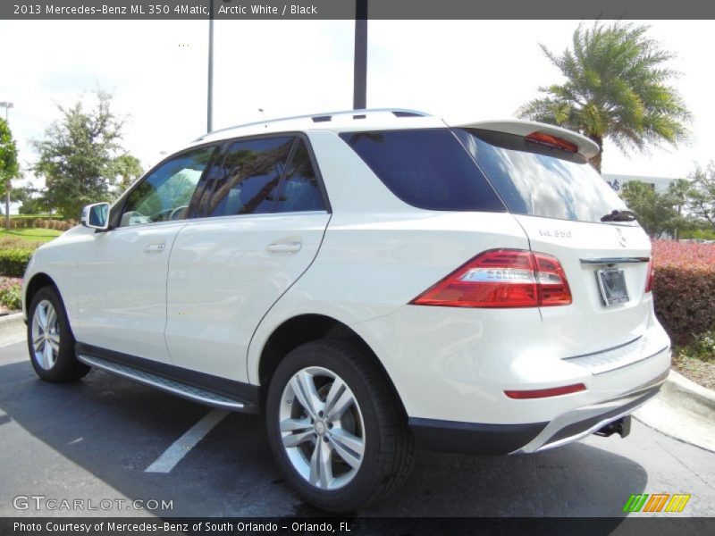 Arctic White / Black 2013 Mercedes-Benz ML 350 4Matic