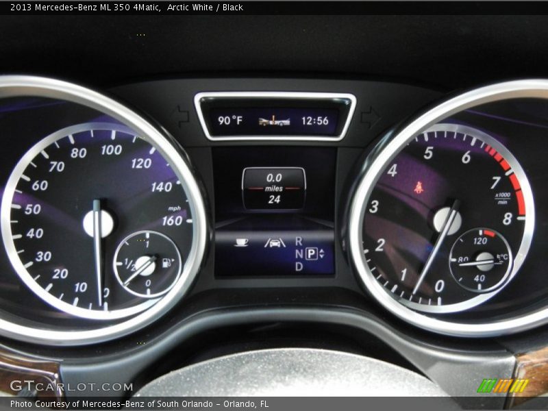 Arctic White / Black 2013 Mercedes-Benz ML 350 4Matic
