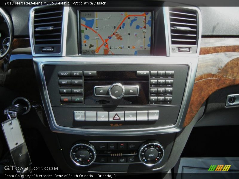 Arctic White / Black 2013 Mercedes-Benz ML 350 4Matic