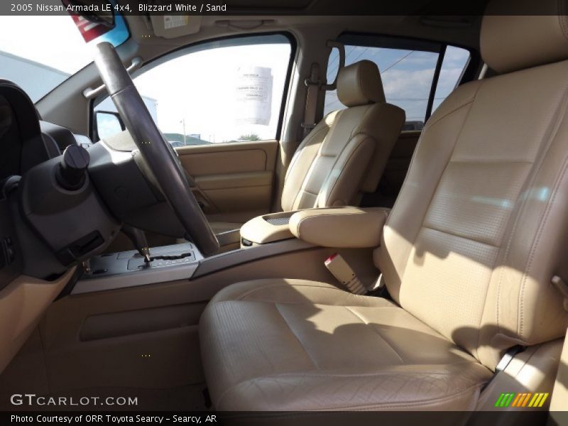 Blizzard White / Sand 2005 Nissan Armada LE 4x4