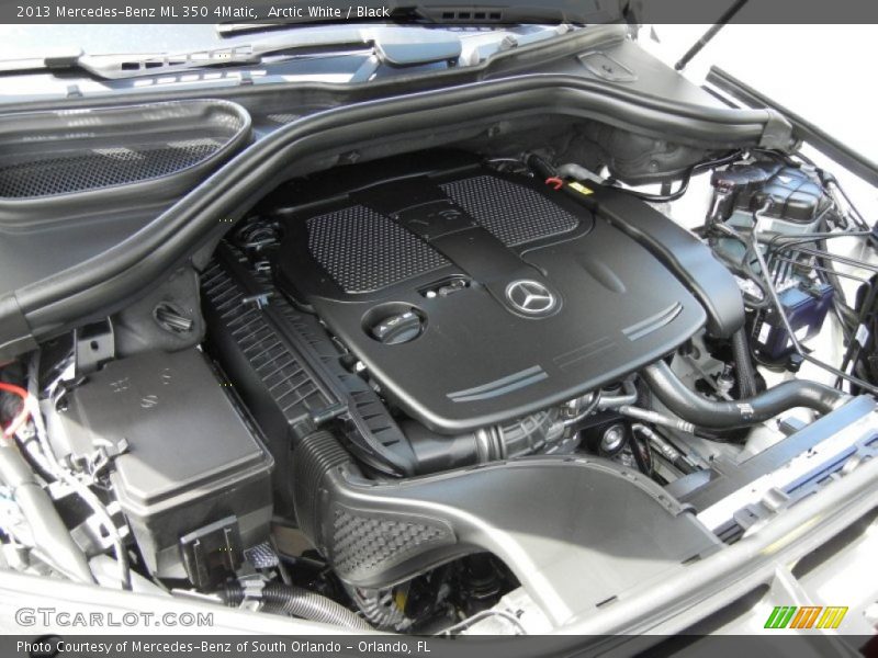 Arctic White / Black 2013 Mercedes-Benz ML 350 4Matic
