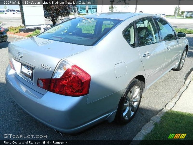 Liquid Platinum Metallic / Graphite 2007 Infiniti M 35x Sedan