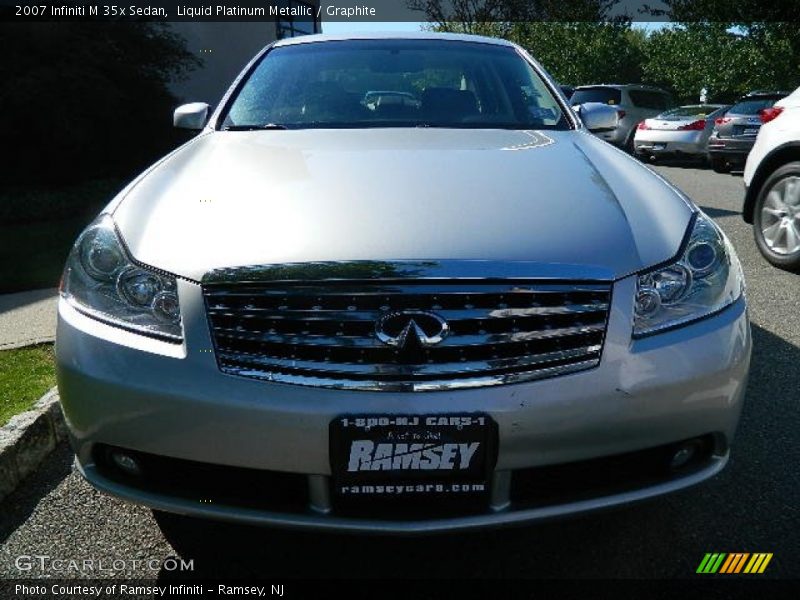 Liquid Platinum Metallic / Graphite 2007 Infiniti M 35x Sedan